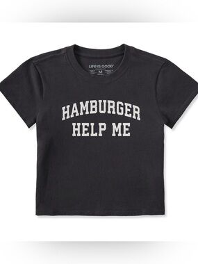 Life is good “hamburger help me” tee